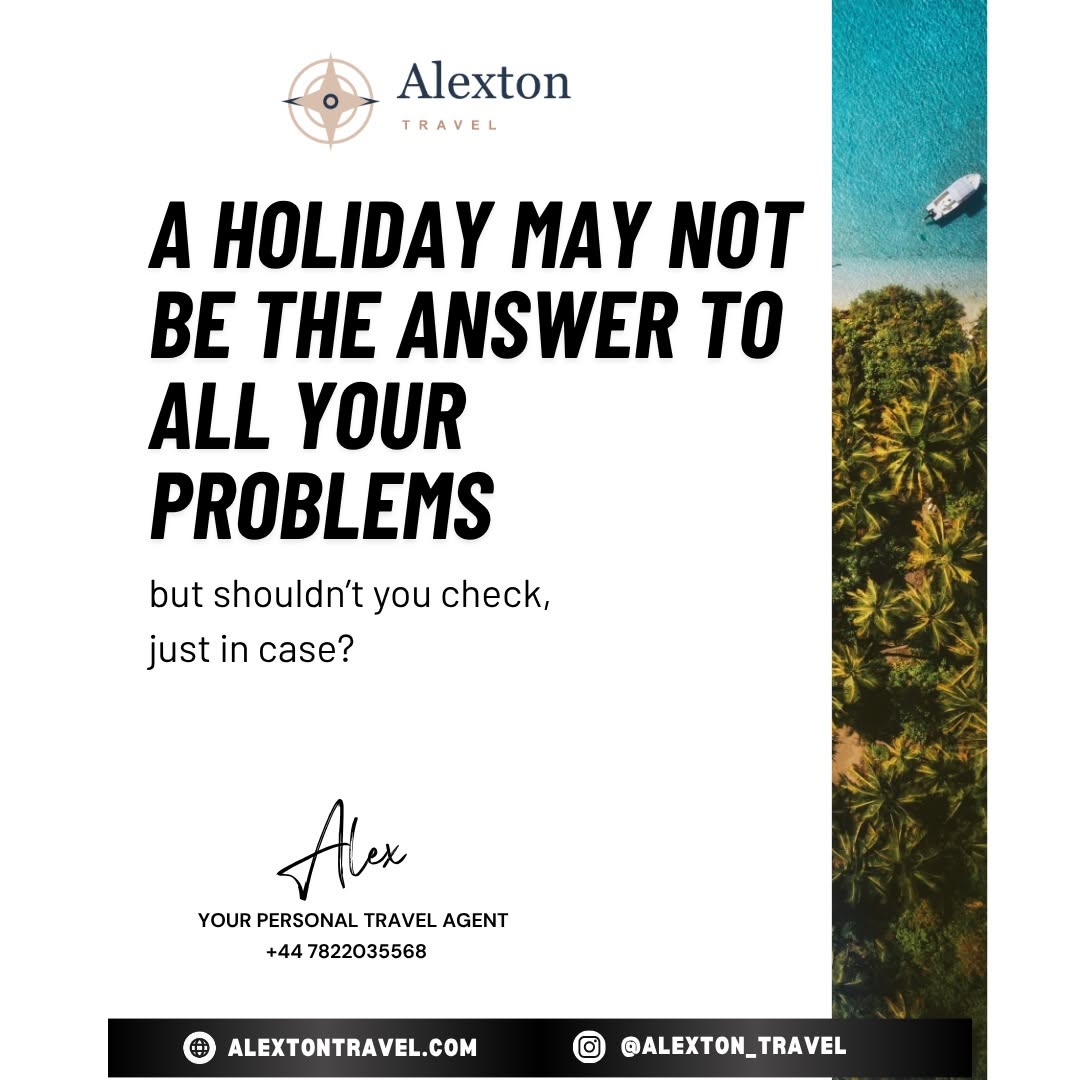 Alexton Travel Instagram post for personalised holiday planning
